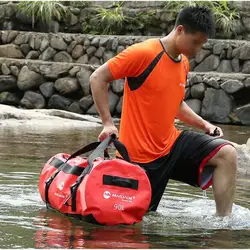 Высокая емкость ПВХ водостойкая сухая сумка 30L 60L 90L Открытый Дайвинг Складная пляжная сумка для плавания рафтинг мореходный сумка