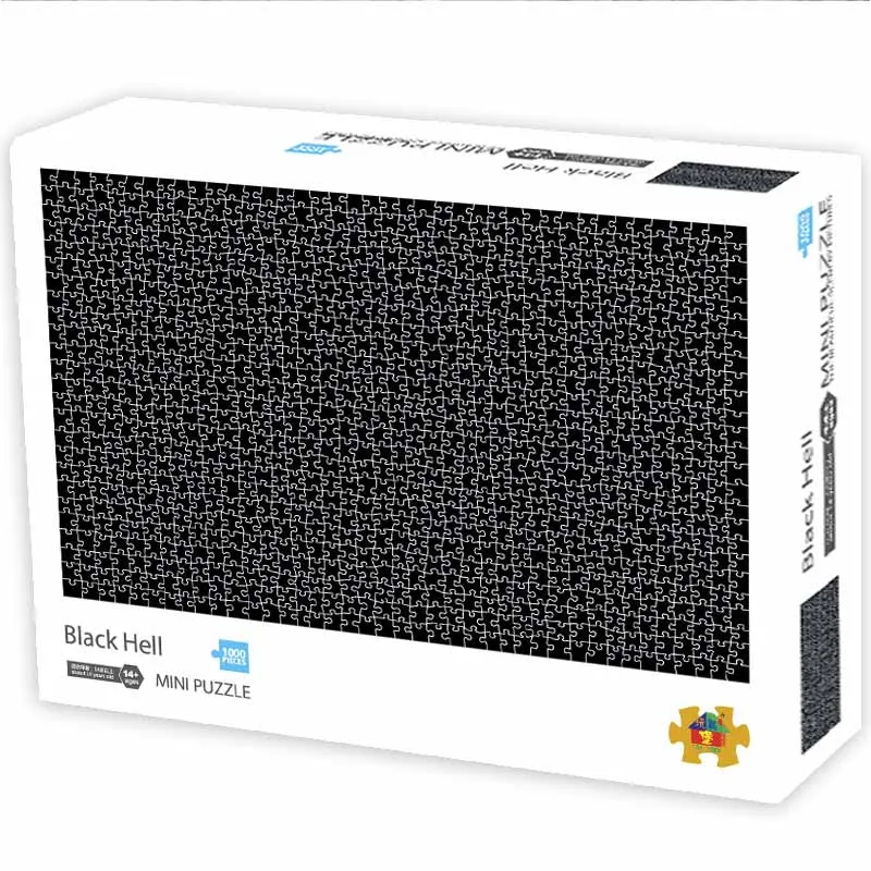1000 штук белая плотная бумажная головоломка вызов простой Пейзаж головоломка 1000 штук для взрослых(размер 42,5x30 см - Цвет: Style 13
