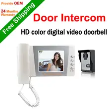 Wired 4.3″ Inch LCD Color Screen Monitor Video Door Phone Doorbell Home Entry Intercom System Hand-free Surveillance for family