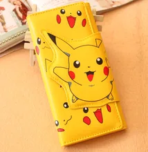 Freies Verschiffen Tier Brieftasche Pokemon Japanischen Cartoon Lange Brieftasche Pokemon Tasche Monster Pikachu Geldbörse WT0051