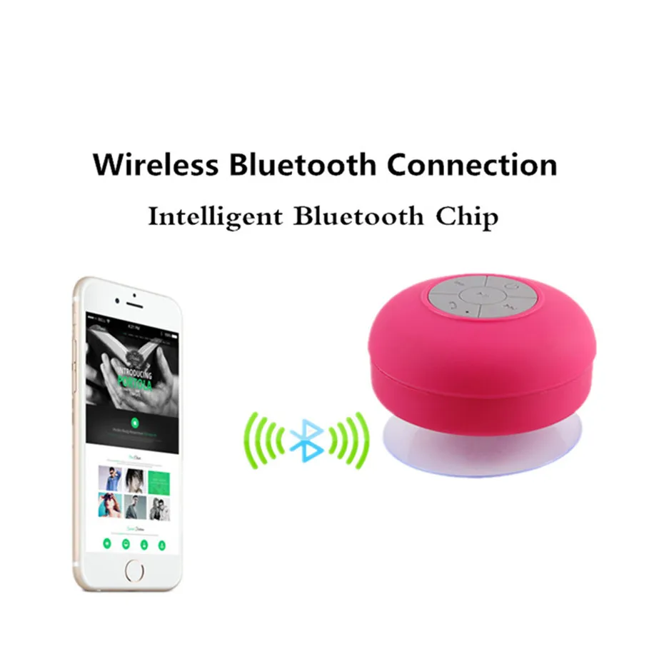 Mambaman Bluetooth Speaker Waterproof Shower Wireless Mini Portable Speakers for Xiaomi iPhone Handsfree Bluetooth Car Receiver (6)
