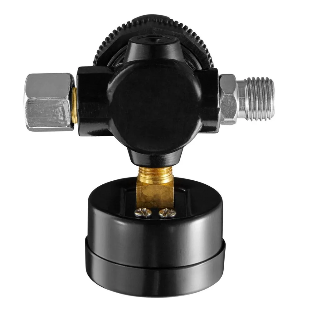 Mini 1/4 Thread 180PSI/12Bar Air Pressure Reducing Regulator Air Source Treatment Unit With Pressure Gauge Easy Installation