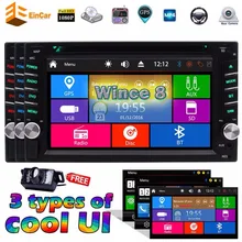 vehicle GPS Navigation Car Electronic PC Cassette recorder Radio DVD Autoradio multimedia Bluetooth Head Unit USB Free gps map
