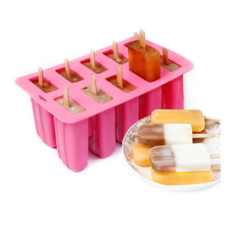 

1pcs 10 with ice cream mold ice cream to make popsicle mold diy homemade old popsicle ice box