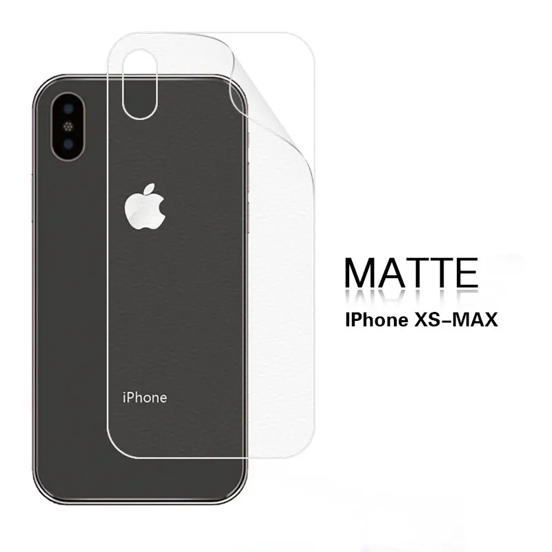 Задняя HD прозрачная глянцевая пленка для Iphone Apple XR XS MAX матовая ЖК экрана с защитой
