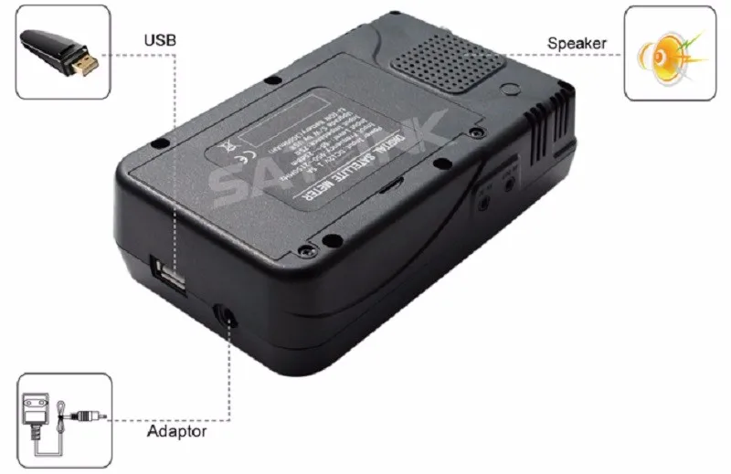 Satlink WS-6908 3,5 ЖК-DVB-S FTA цифровой спутниковый сигнал ws 6908 спутниковый искатель