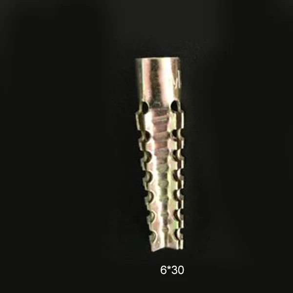 6x30 mm steel wall anchor expansion tube wall plug screw Self Drilling