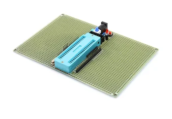 

Integrated MCU minimum system hole board universal plate with minimum system ISP download interface reset circuit Peg Board PCB
