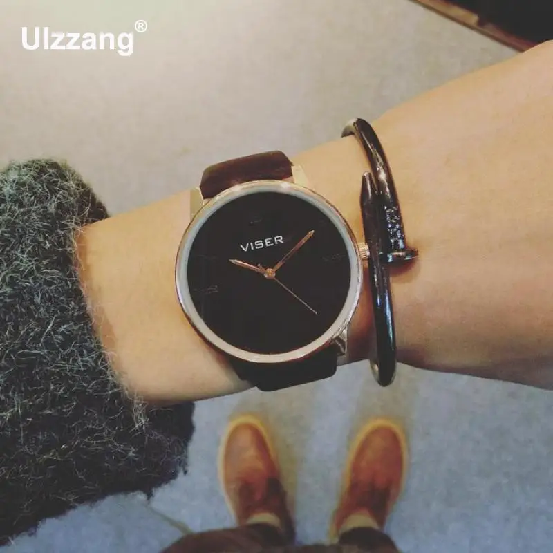 

2018 Brand Leather Strap Casual Quartz Watches Women Lady Elegant Waterproof Popular Fashion Wristwatches Gift