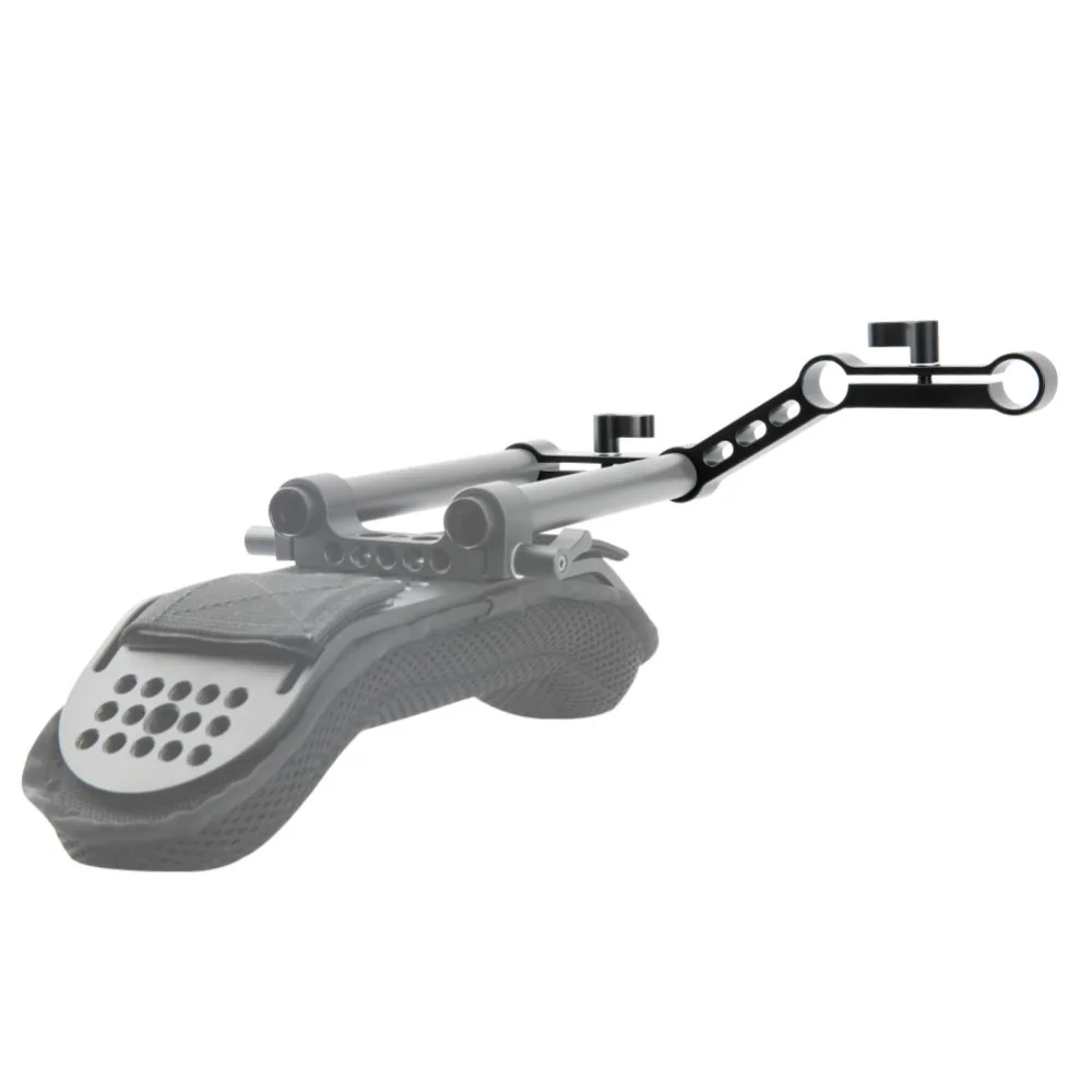 Niceyrig-alavanca de Trilho Ajustável 15 mm em Formato de z Elevada para Hastes 15 mm Equipamento de Vídeo Dslr Suporte de Ombro para Câmera Dslr - Image 5