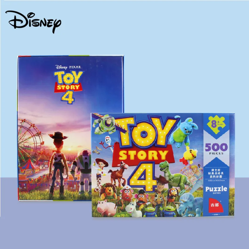 Disney Toy Story 4 паззл 500 штук бумаги для взрослых интеллектуальная коробка Marvel