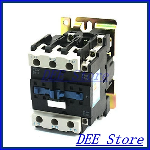CJX2 5011 380V Coil Volt 70A Motor Control NO NC 3 Pole AC Contactorin