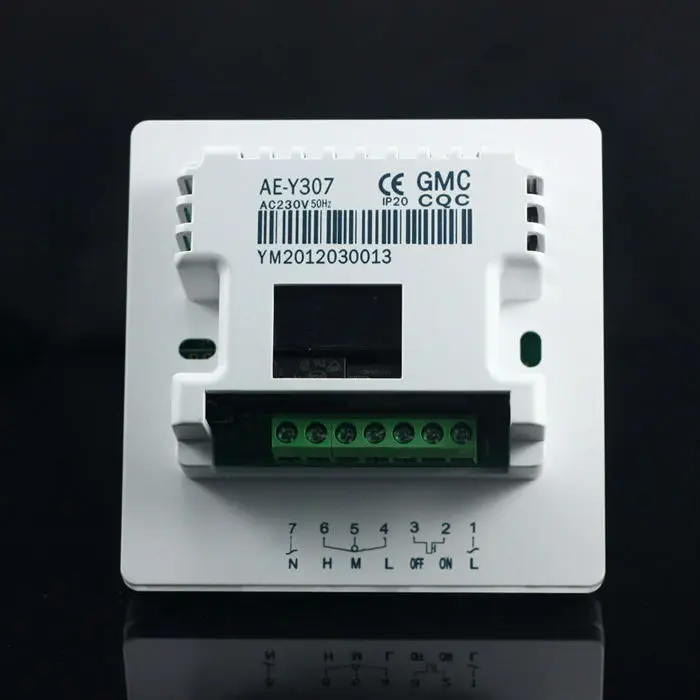 large screen digital thermostat with remote control