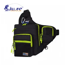 ILure новая водонепроницаемая холщовая Рыболовная Сумка Многофункциональная уличная сумка Рыболовная катушка Приманка Сумки Pesca Рыболовная Снасть сумка 5 цветов