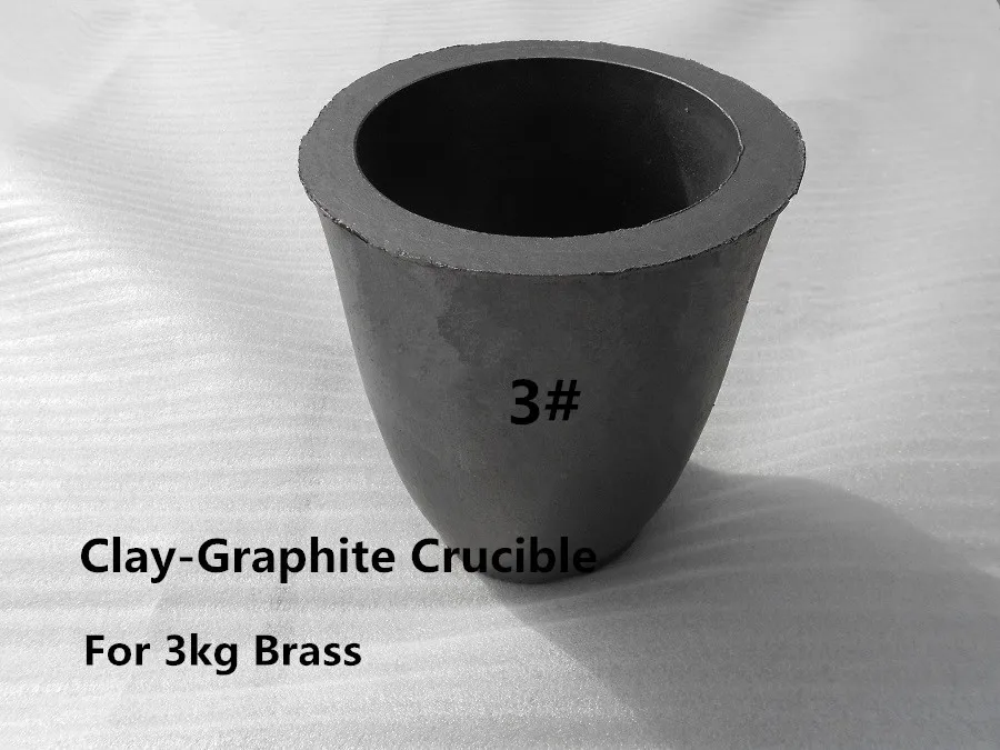 

A3# Clay Graphite Crucible 2pcs for 3kg brass casting /Alumina melting crucible,metal casting crucibles