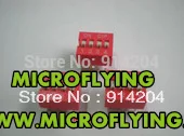 100pcs 4P 4 Position DIP Switch 2.54mm Pitch 2 Row 8 Pin | Электроника
