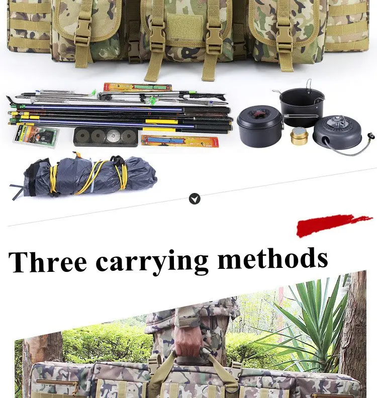Большая сумка для переноски ружья, чехол для винтовки, сумка на плечо для охоты, тактические сумки для ружья для охоты 92 см, 107 см, 120 см