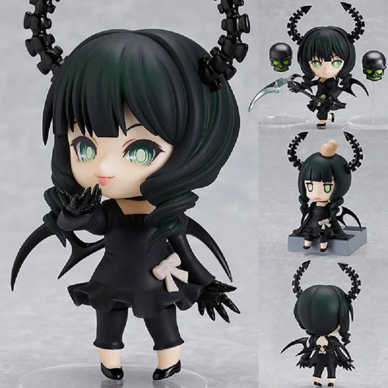 4 ''японское аниме фигурка Nendoroid Blade Мику Black Rock Shooter 128# Dead Master Scythe ПВХ Модель Милая Коллекция игрушек куклы