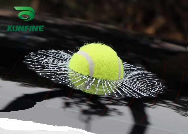 3D Tennis Ball Hit Window Car Sticker Tailgate Decal B