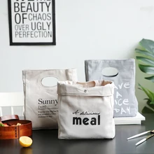 Нордическая сумка для обеда, пикника, фруктов, конфет, Портативная сумка для хранения, контейнер для тарелок, органайзер для мелочей, инструмент с кнопкой внутри