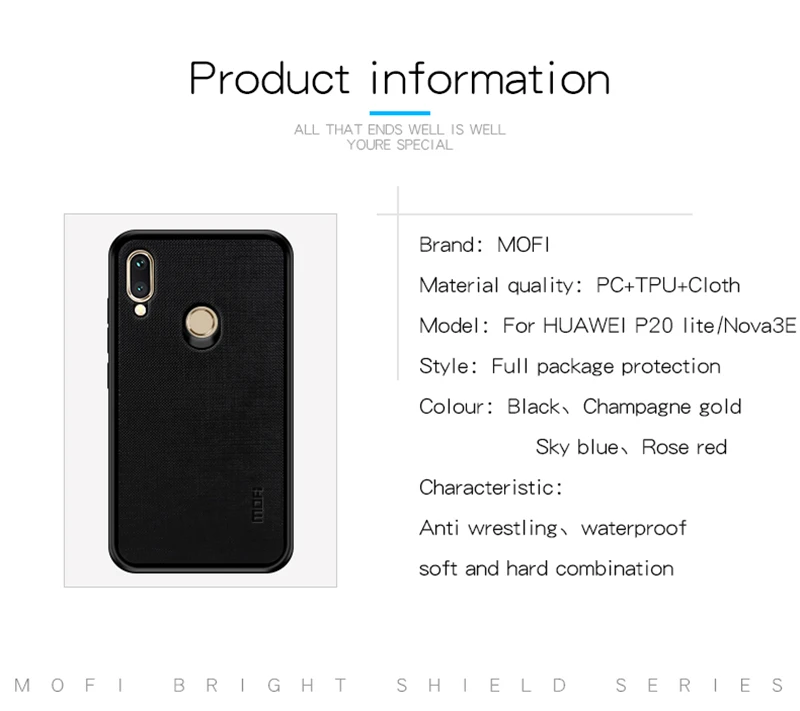 MOFI Funda for Huawei P20 lite Case (3)
