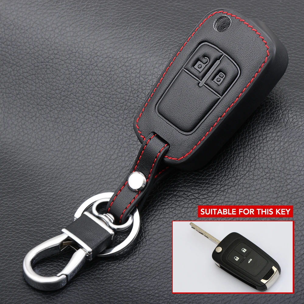 

Leather Car Remote Key Fob Shell Cover Case For Vauxhall Opel Corsa Astra Vectra Tigra Zafira Signum Combo Meriva Skin Holder