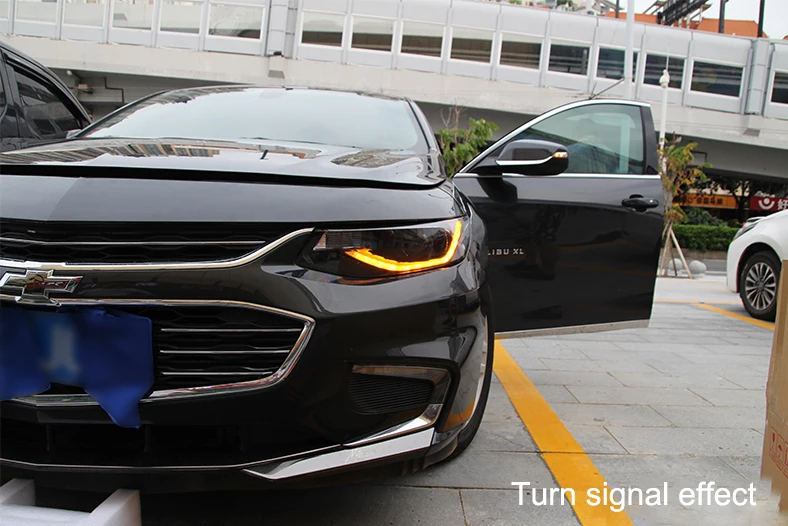 Автомобильные фары для Chevrolet Malibu XL светодиодный фар DRL H7 ксеноновая лампа Plug And Play дизайн светодиодный головной свет