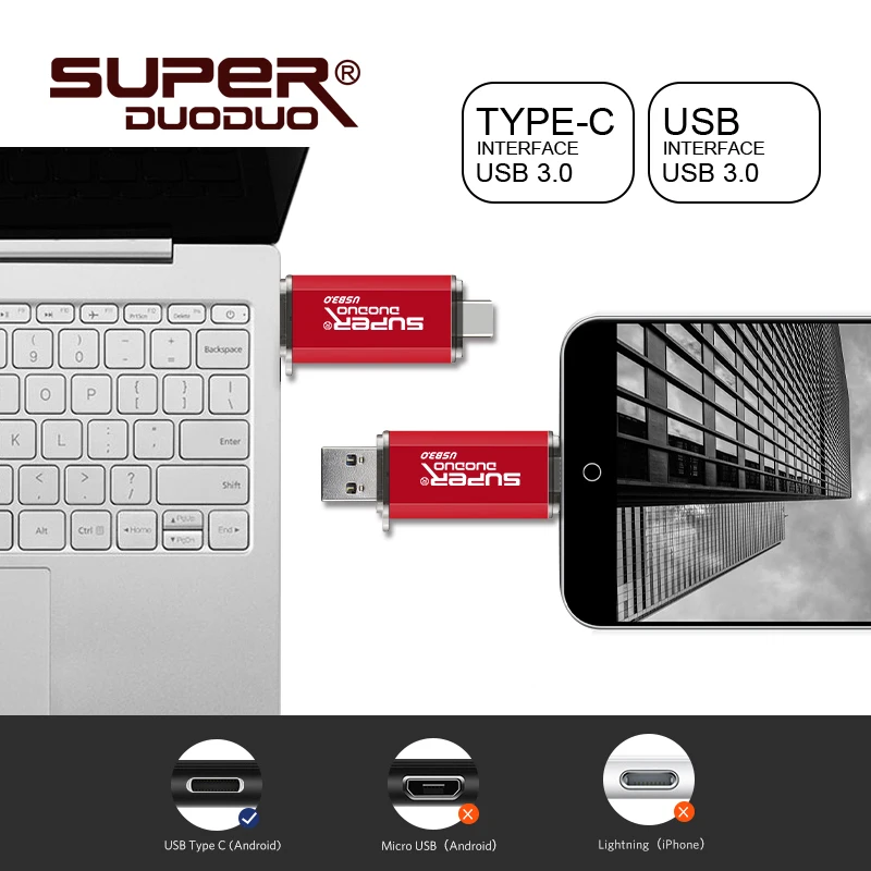 2019 хит продаж USB 3 0 OTG флеш накопитель 4 ГБ 8 16 карта памяти 32 Гб 64 128 накопитель|USB