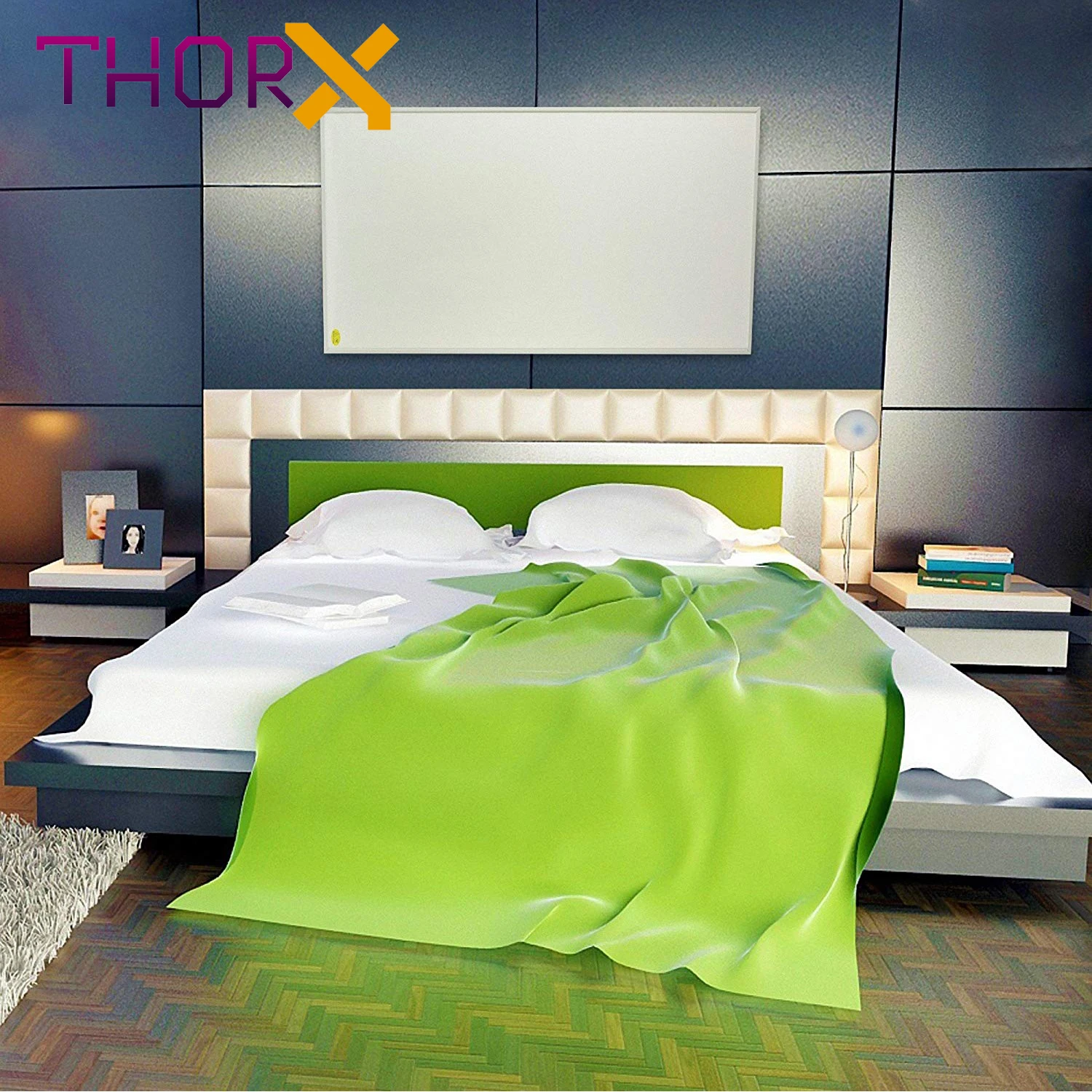 ThorX K1200 1200 Вт 100x120 см панель инфракрасного нагрева карбоновый инфракрасный