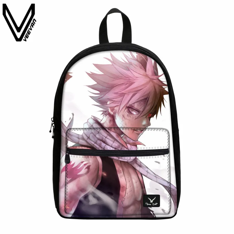 Veevanv Girls Canvas Backpacks Fashion Anime Fairy Tail Printing