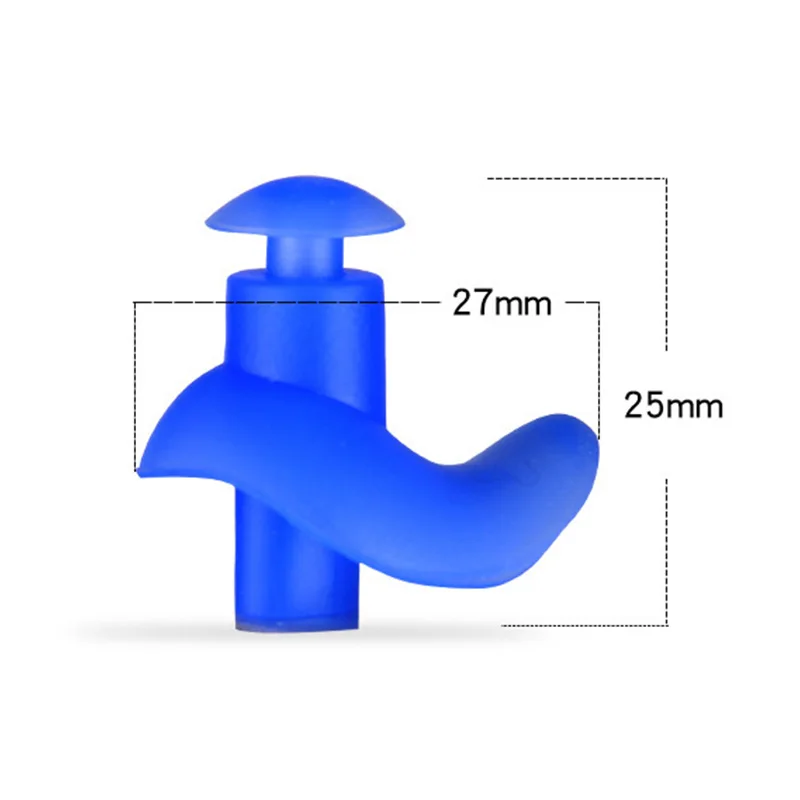1 Pair Soft Ear Plugs Environmental Silicone Waterproof Dust-Proof Earplugs Diving Water Sports Swimming Accessories 5