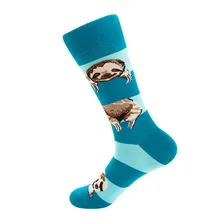 Хлопковые носки с принтом Ленивца, модные носки без пятки, женские хлопковые носки, четыре цвета, Chaussettes 50