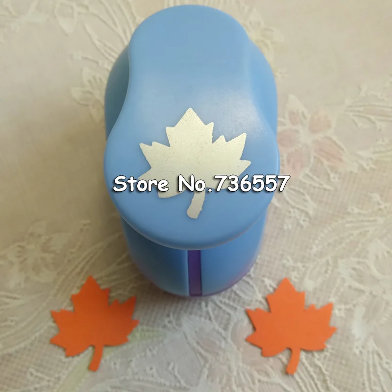 

free shipping 2 inch(4.5cm) maple leaf design paper punch scrapbooking punches troqueladora de papel eva foam punch