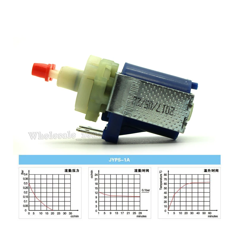 9W 50Hz AC 220 V-240 V плунжерный JYPS-1A насос для всасывания воды электромагнитный ПУМ для утюгов, Паровая швабра, отпариватель для одежды