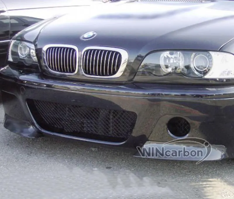 

CSL Style FRONT BUMPER LIP SPLITTER For BMW 3-Series E46 M3 Bumper 98-05
