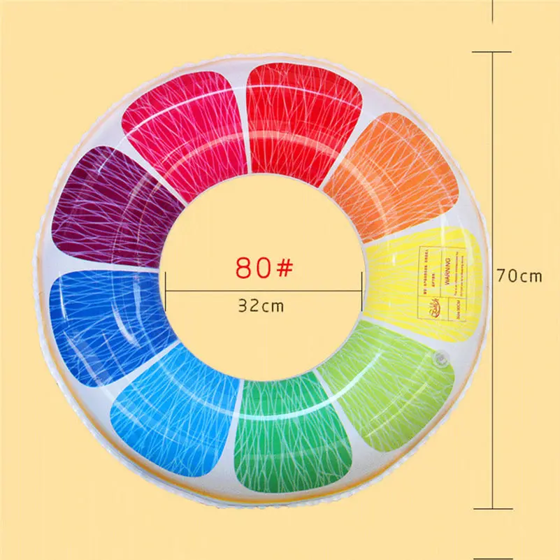 Плавающий ming Кольцо Буй для плавания с оранжевым принтом надувной плавательный круг Пляж Бассейн сплавление на плотах трубка кольцо поток любовник бассейн Забавные игрушки 4as