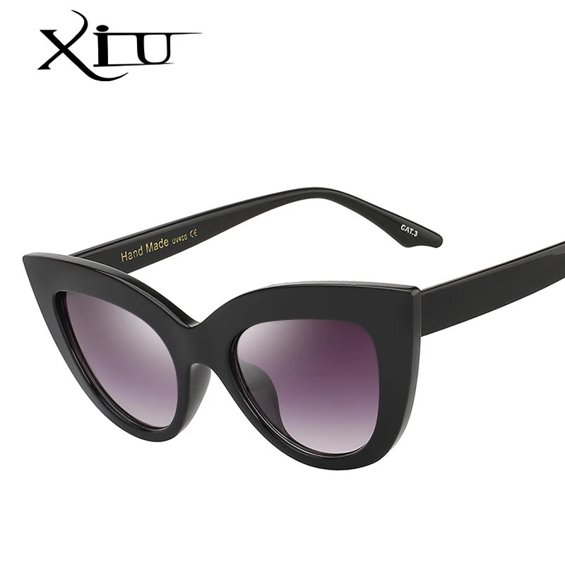 

XIU Classic Cateye Women Sunglasses Fashion Brand Designer Sunglass Vintage Retro for Female Sunglasses Summer Sexry Oculos