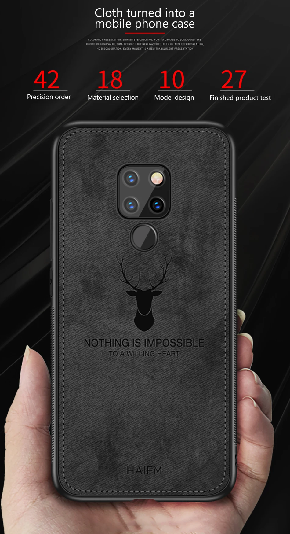 !ACCEZZ Luxury Anti-Knock Cute Phone Case For Huawei Mate 20 Pattern Protective Back Cover Case For Huawei Mate20 Pro Shell Capa (3)