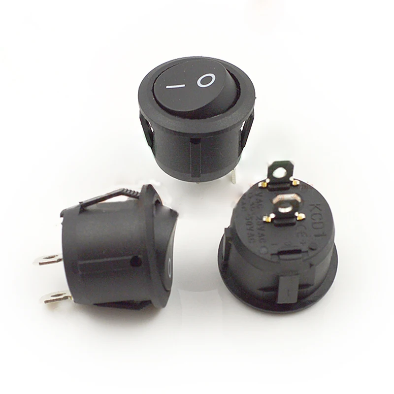 Interruptor de alimentação de barco redondo, cartão