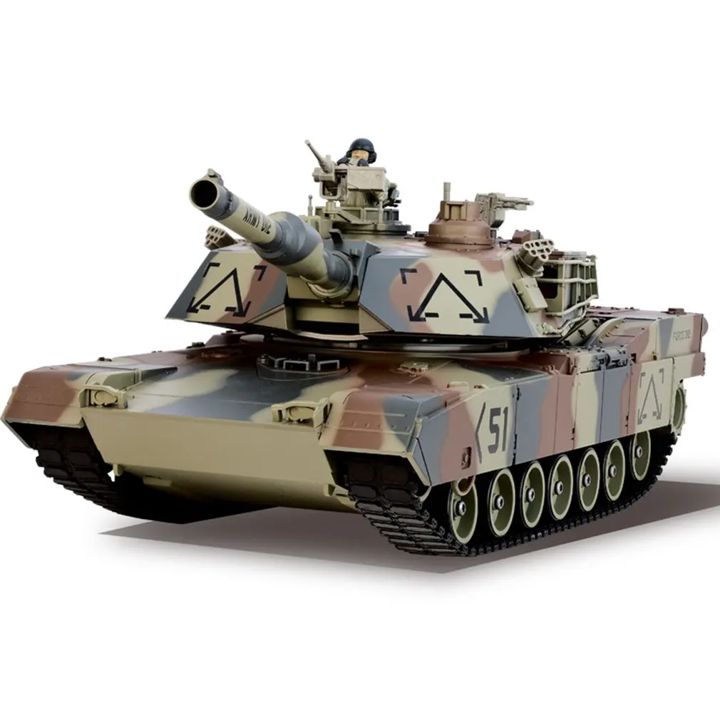 

RC Toys BB Bullets Tank Set RC Military Car Remote Control Model Toy Gift Vehicle with 360 Rotate Life Indicator
