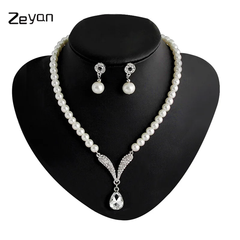 Zeyan women pearl jewelry sets costume jewelry for female luxury
