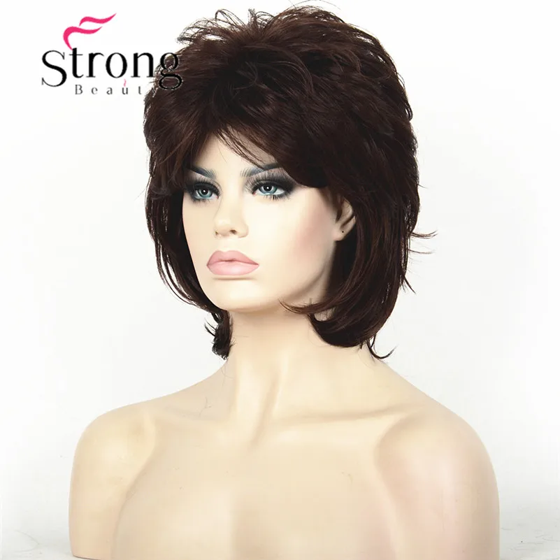 L-1943A #33 Dark Auburn fashiong wig (3)