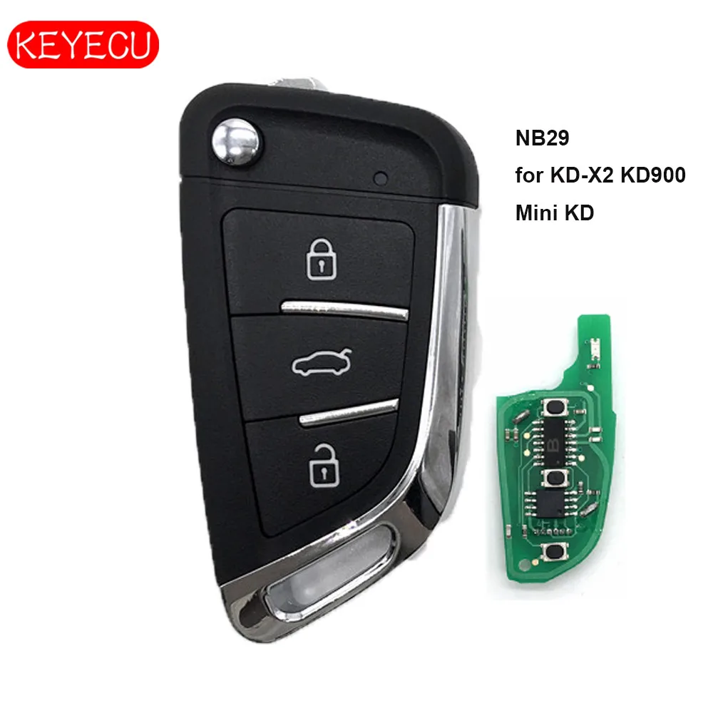 

Keyecu Universal Remote NB-Series 3 Button for KD900 KD900+ KD-X2 URG2000 , KEYDIY Remote for NB29