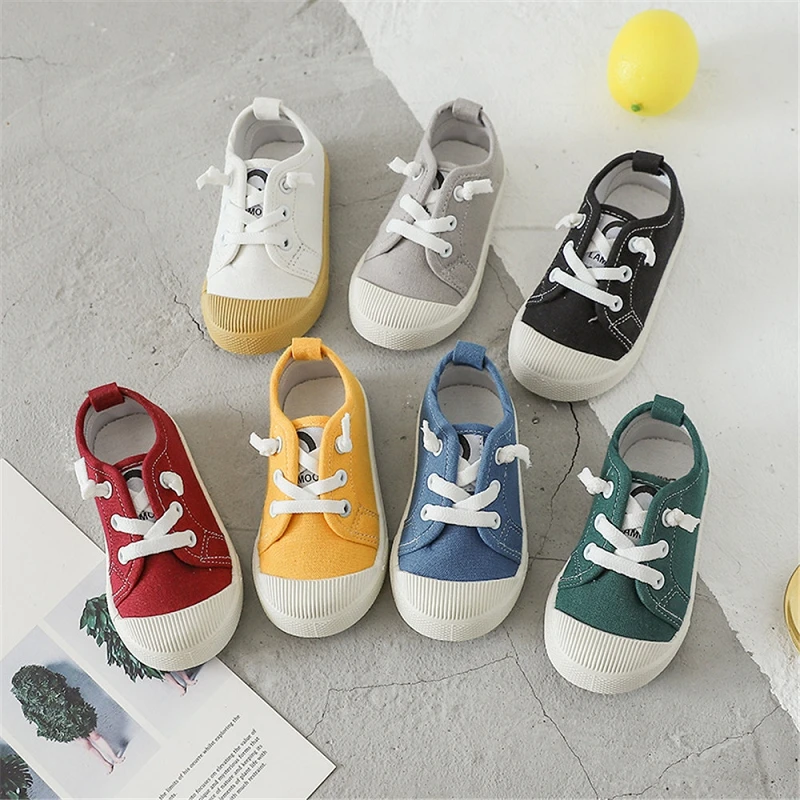 

Children Shoes Boys Fashion Casual Shoes 2019 Spring New Girls Non-Leather Casual Shoe Lace-up Antiskid Kids Shoes 183
