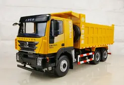 Коллекционная модель сплава подарок 1:24 Масштаб Heavy Duty грузовик Hongyan GENLYON C500 самосвал строительных машин литья под давлением игрушка модель