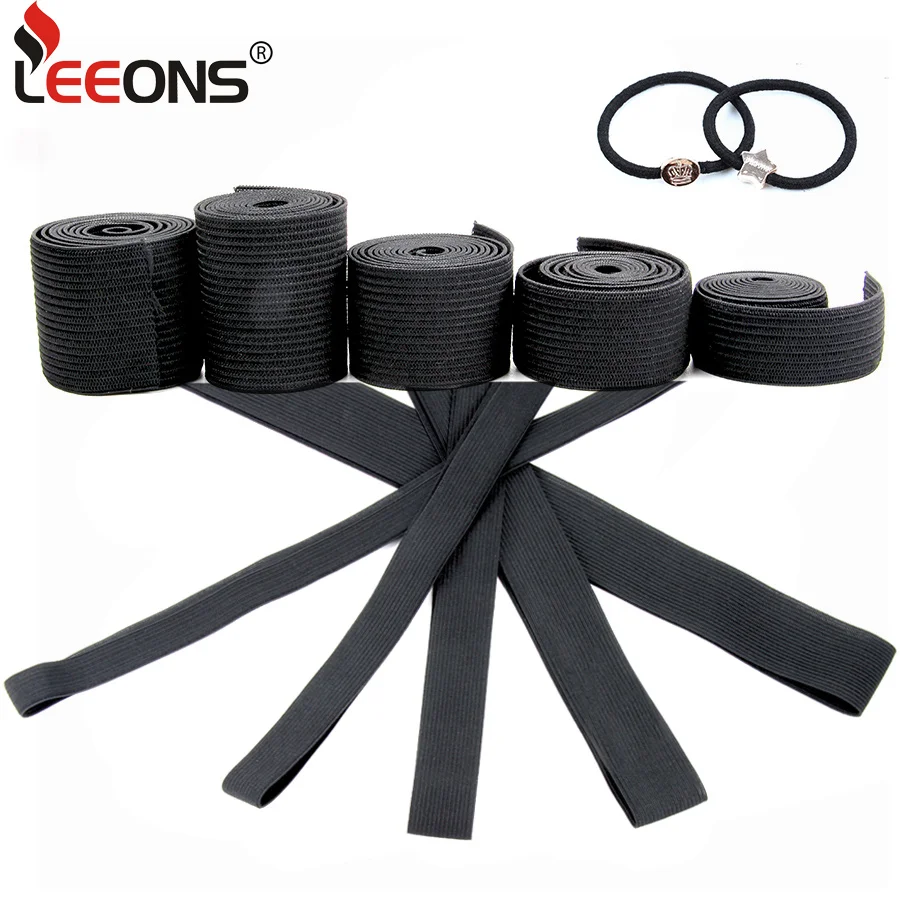 

Leeons 1M Elastic Band For Wigs DIY Wig Making Tools Accessories 1.5cm/2.0cm/2.5cm/3.0cm/3.5cm 5 Size Wig Grip Band For Wigcap