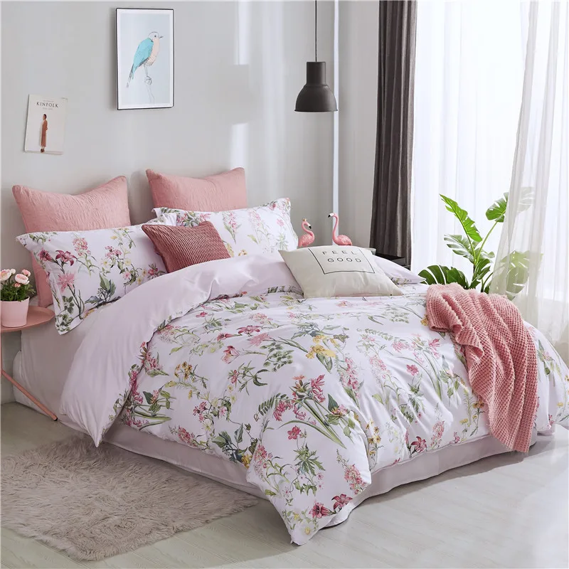 3pcs Bed Bedding Set Quilt Cover Pillowcase Bedclothes Bed Sheet Reactive Dyed Decorative Gift Duvet Home Hotel Modern Style