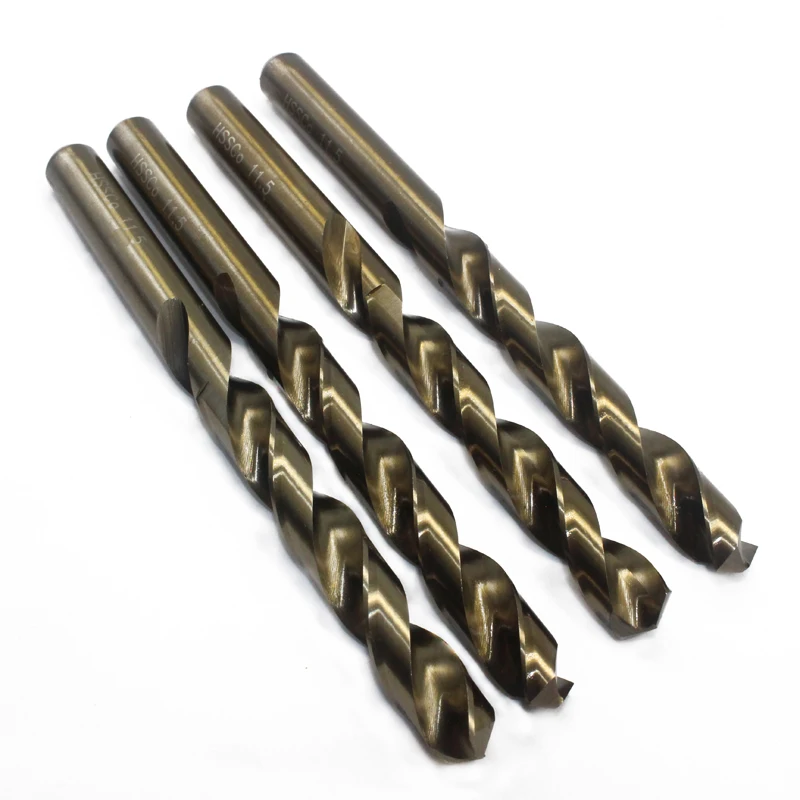 Buy M35 11.5mm 5pcs cobalt straight shank twist drill
