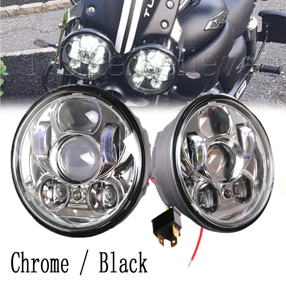 Светодиодная фара для мотоцикла 2 шт. 5 75 дюйма 3/4 дюйма|motorcycle headlight lens|motorcycle