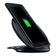 Wireless Fast Charger Charging Stand Pad For Samsung Galaxy S6 edge s7 S7 edge S8 S8 Plus note 8 Note 5 Fast QI Pad With Stand